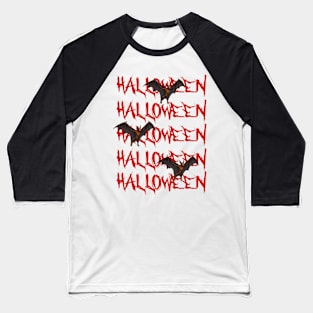 Repeated Halloween Baseball T-Shirt